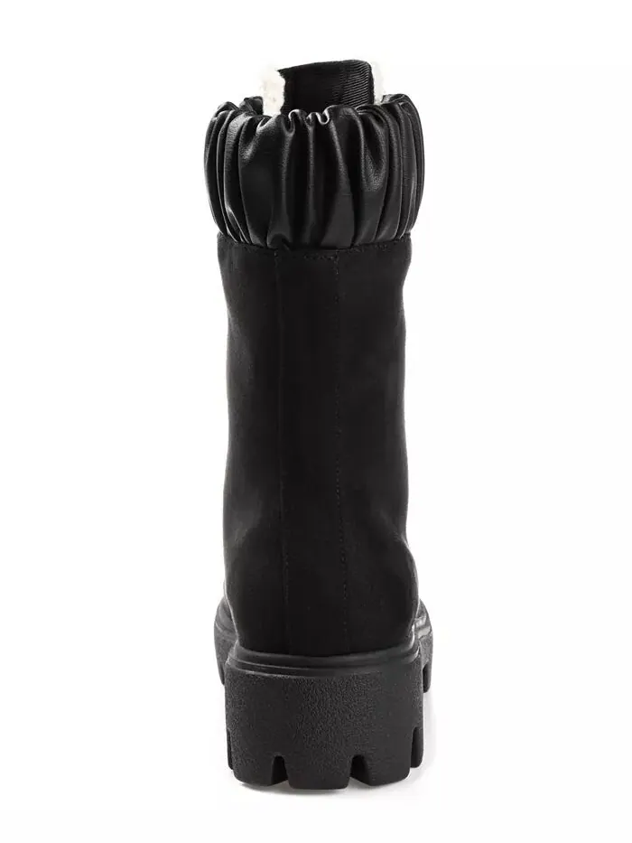 Женские ботильоны Elinor Lace Up Lug Journee Collection — изображение 3 из 7, черный