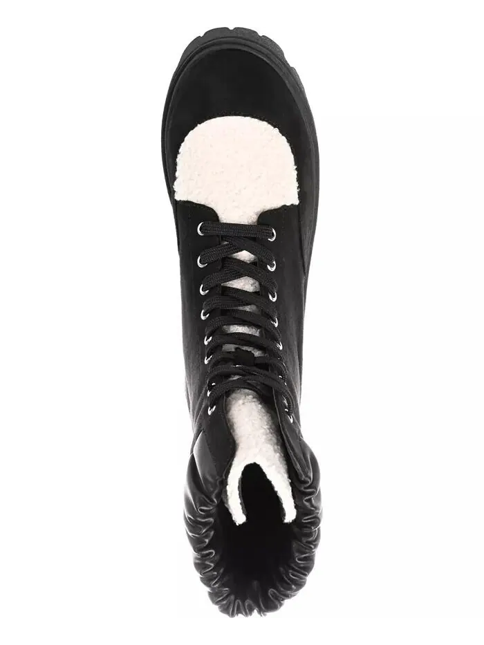 Женские ботильоны Elinor Lace Up Lug Journee Collection — изображение 4 из 7, черный