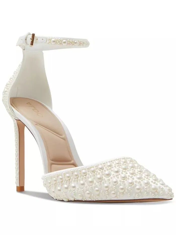 Женские двухсекционные туфли-лодочки Derperla с жемчугом Aldo — изображение 1 из 5, белый мульти