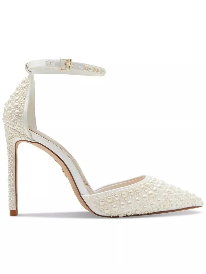 Женские двухсекционные туфли-лодочки Derperla с жемчугом Aldo — изображение 2 из 5, белый мульти