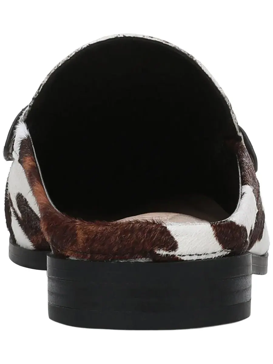 Мюли с принтом, модель Marblee Mules I.N.C. International Concepts, Abstract Cow Haircalf — изображение 3 из 6