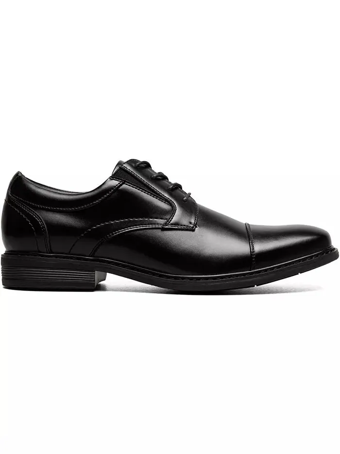 Мужские оксфорды Jarvis Cap Toe Nunn Bush — изображение 3 из 5, черный