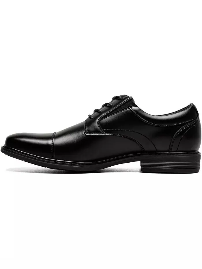 Мужские оксфорды Jarvis Cap Toe Nunn Bush — изображение 4 из 5, черный