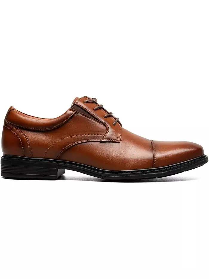 Мужские оксфорды Jarvis Cap Toe Nunn Bush — изображение 3 из 5, коричневый