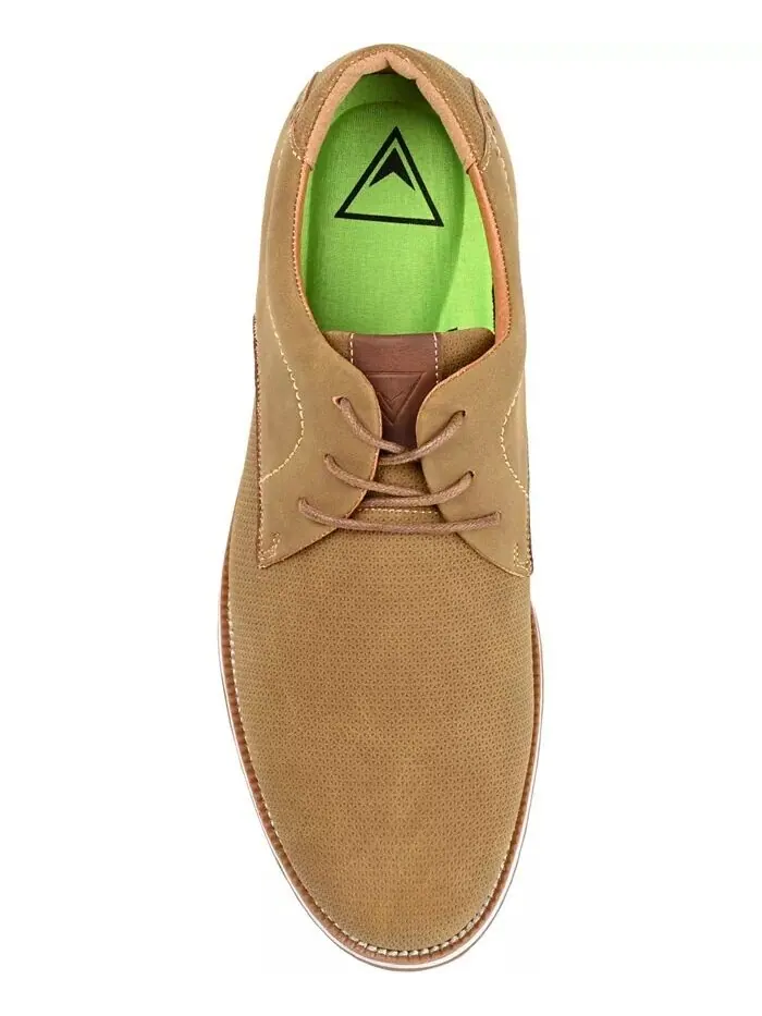 Мужские повседневные туфли Blaine Embossed Vance Co. — изображение 4 из 6, бежевый