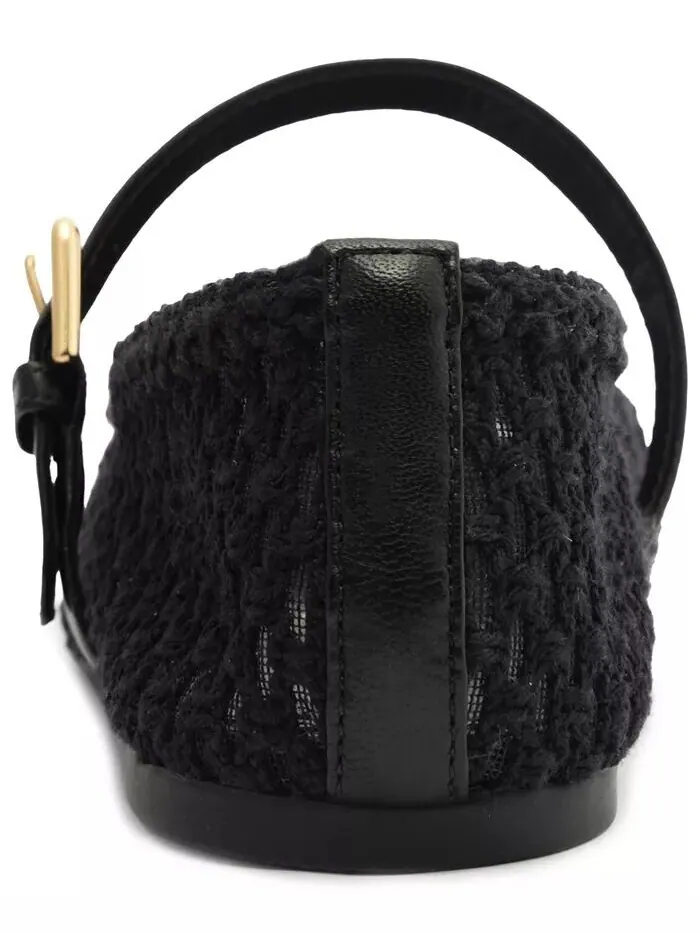 Женские балетки Abby Woven Arezzo — изображение 3 из 9, черный