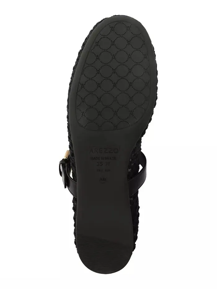 Женские балетки Abby Woven Arezzo — изображение 5 из 9, черный
