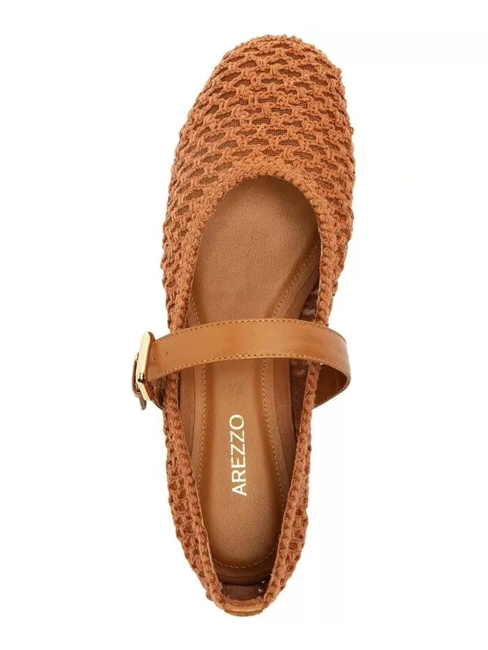 Женские балетки Abby Woven Arezzo — изображение 8 из 9, черный