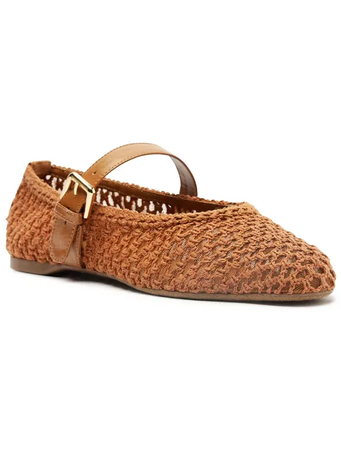 Женские балетки Abby из ткани Arezzo