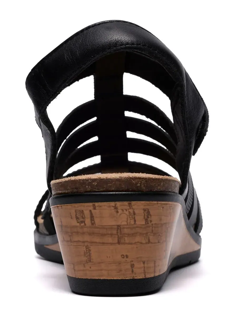 Сандалии женские Clarks Kacha Step, с закругленным носком — изображение 3 из 8, черный