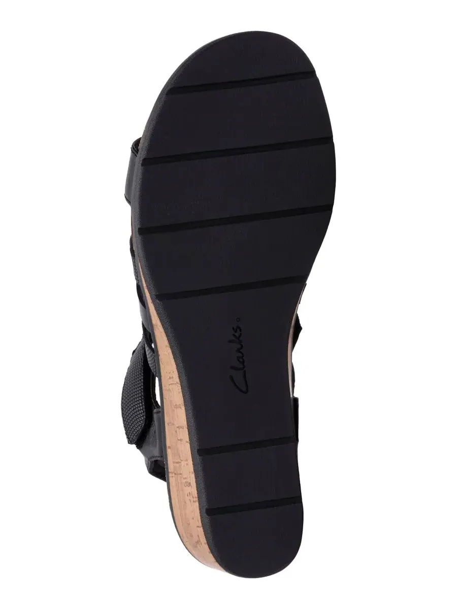 Сандалии женские Clarks Kacha Step, с закругленным носком — изображение 5 из 8, черный