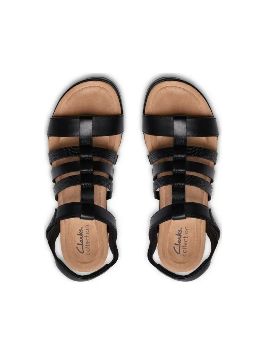 Сандалии женские Clarks Kacha Step, с закругленным носком — изображение 8 из 8, черный