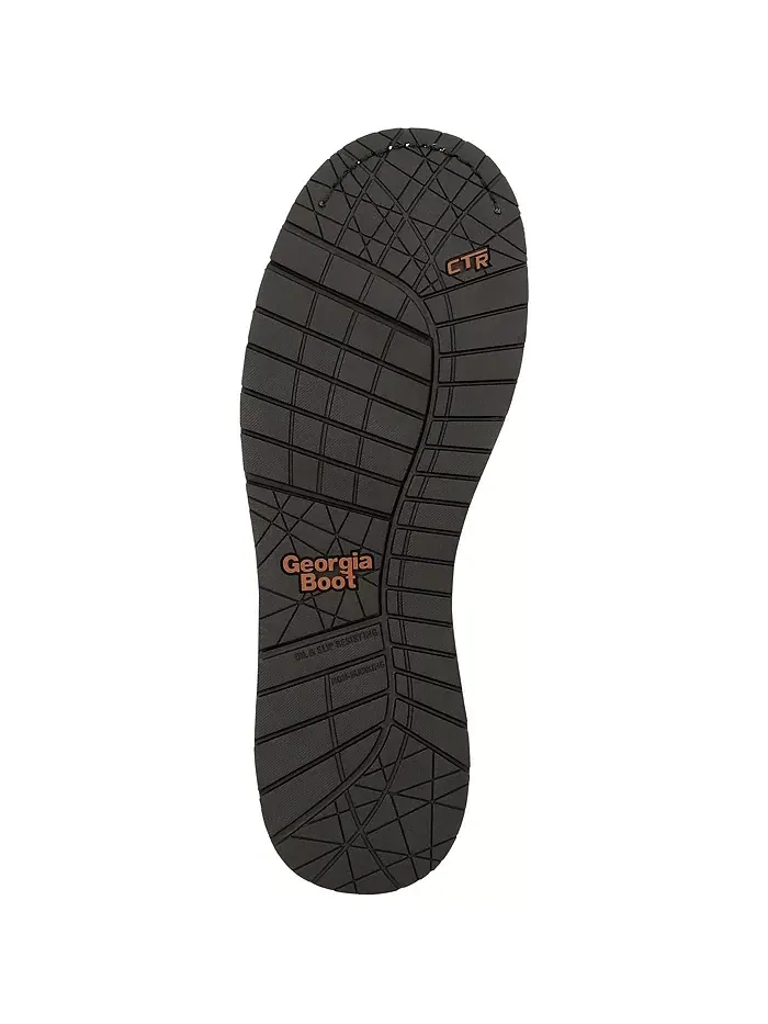 Мужские рабочие ботинки AMP LT Wedge Waterproof Moc-Toe Georgia Boot — изображение 2 из 7, черный