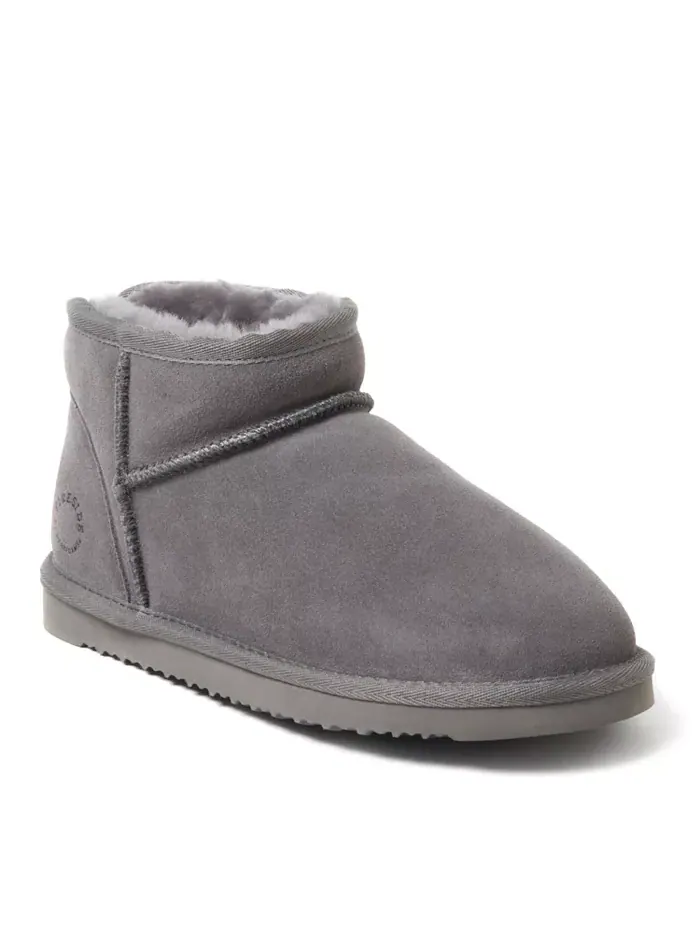 Fireside от Women's Riverland Натуральные овчинные микро-ботильоны Dearfoams — изображение 1 из 1, серый