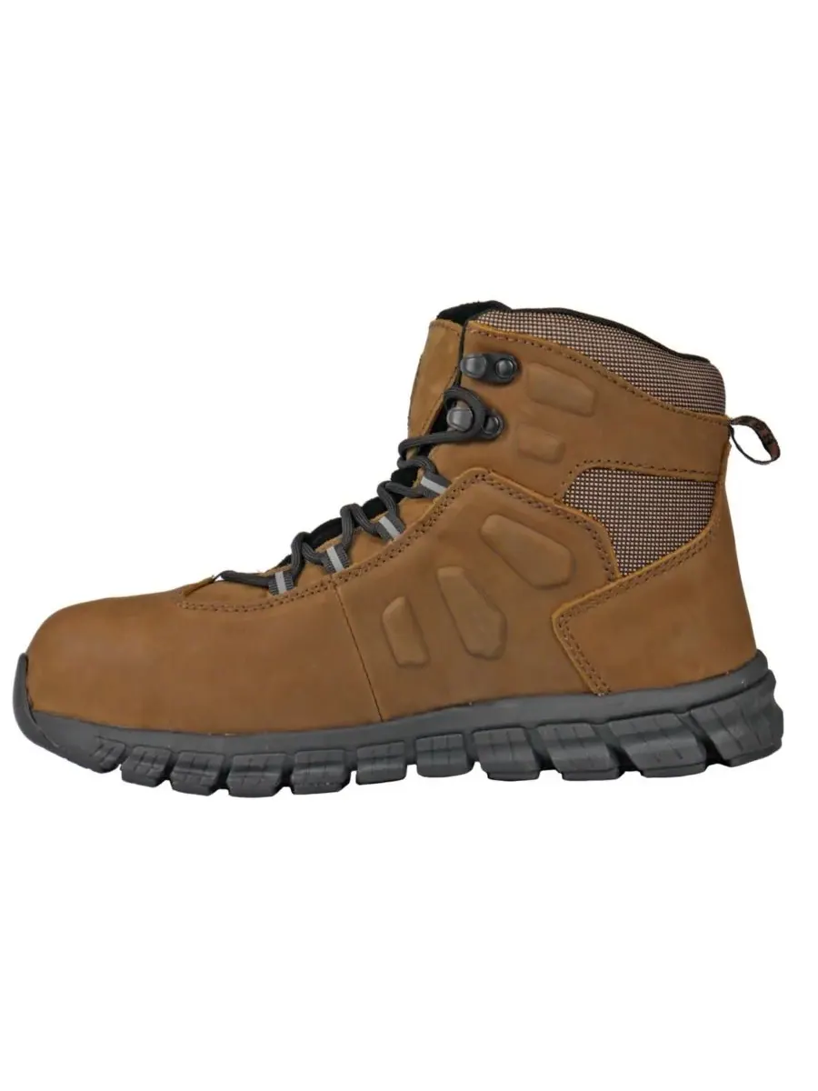 Мужские рабочие ботинки Tikaboo с композитным защитным носком Hoss Boot Company — изображение 2 из 6, коричневый