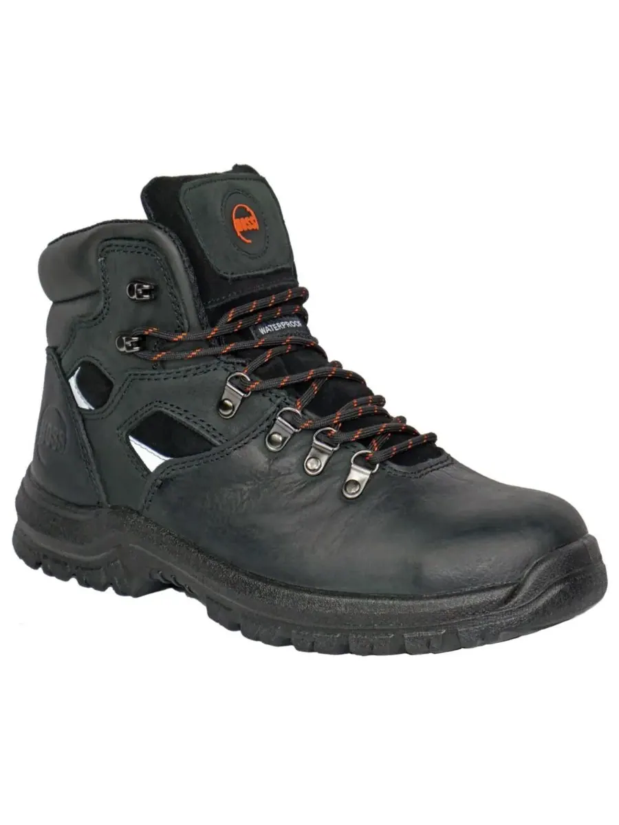 Мужские рабочие ботинки HOSS Adam Steel Toe высотой 6 дюймов Hoss Boot Company