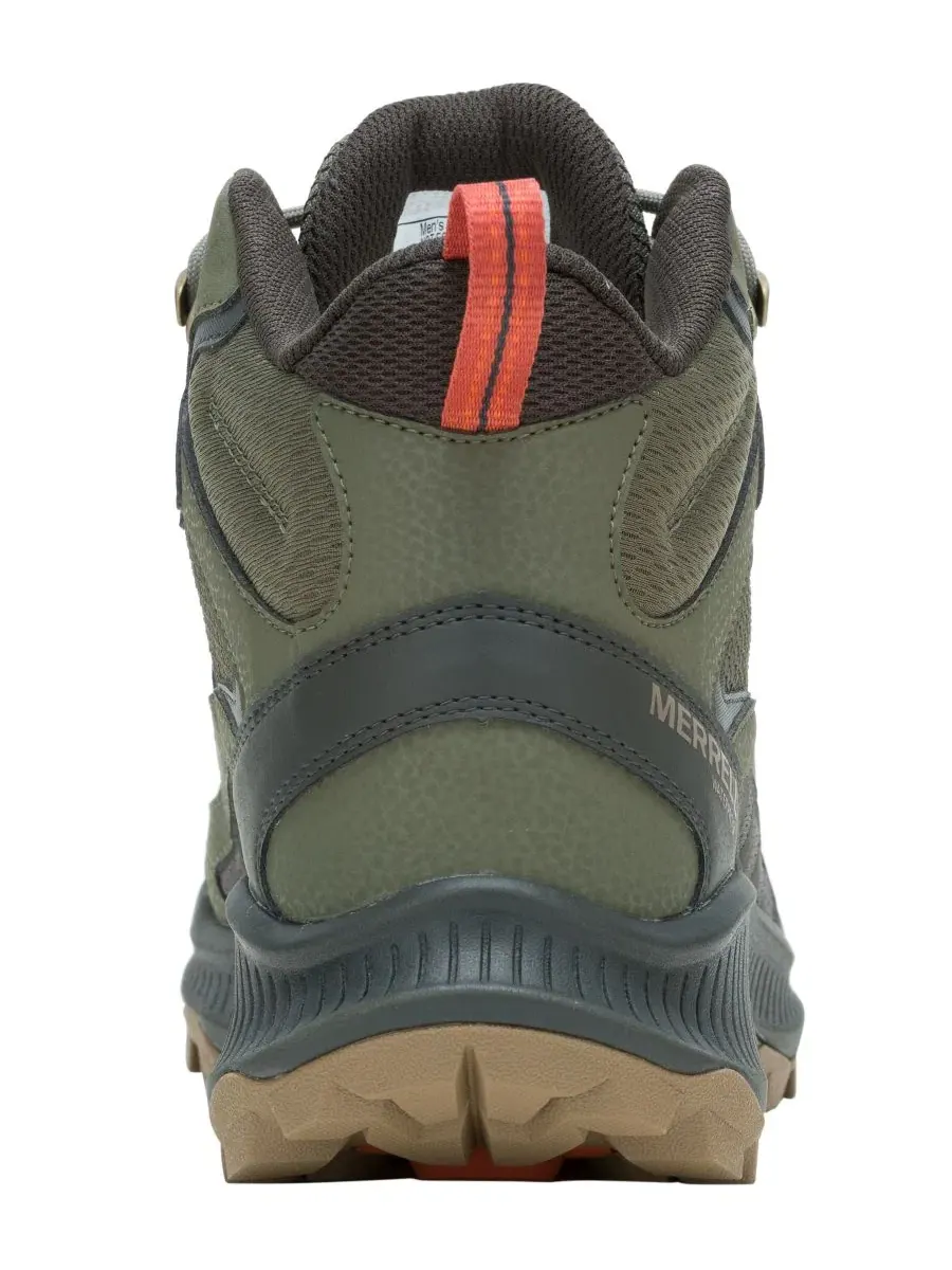 Мужские походные ботинки Speed Strike 2 с закругленным носком Merrell — изображение 3 из 4, оливковый