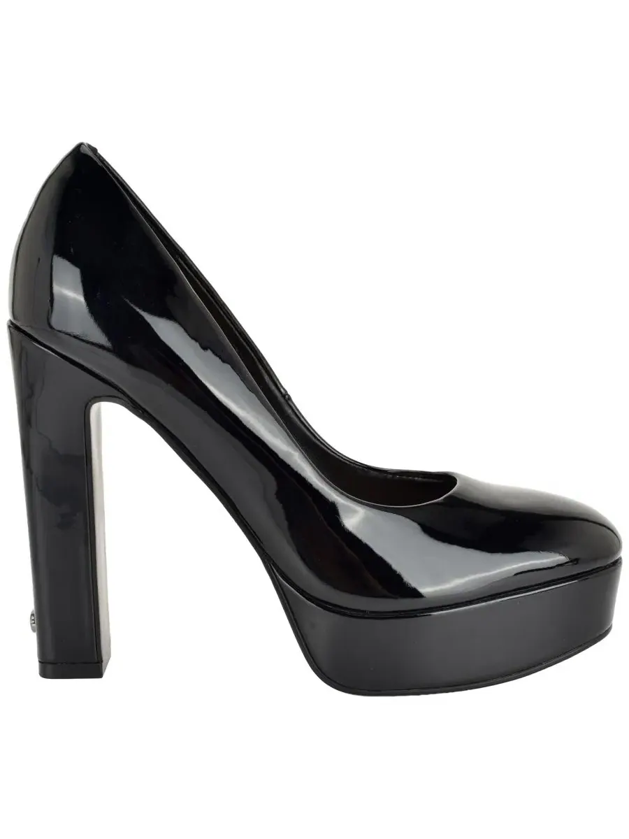 Туфли-лодочки Dalarie Tall Block Heel Platform Pumps на платформе GUESS — изображение 2 из 5, черный