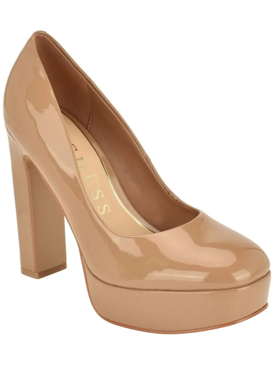 Туфли-платформа Dalarie Tall Block Heel Platform Pumps GUESS, Cafe Patent