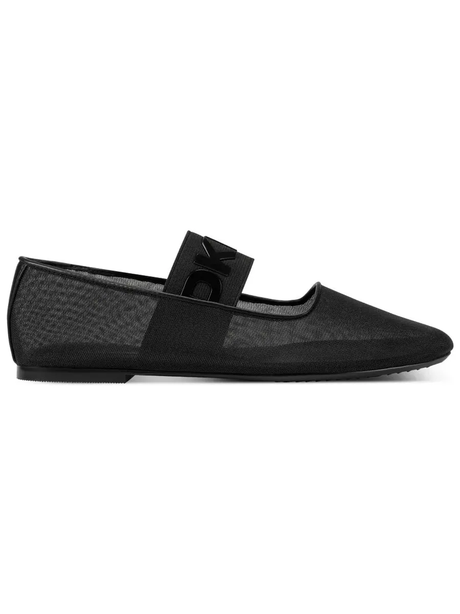 Женские балетки Dace Mesh Mary Jane DKNY — изображение 2 из 5, черный