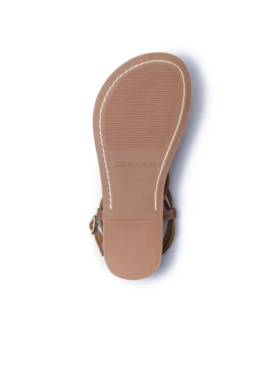 Сандалии Bernardo Mallorie с ремешком на щиколотке Bernardo Footwear — изображение 3 из 5, коричневый