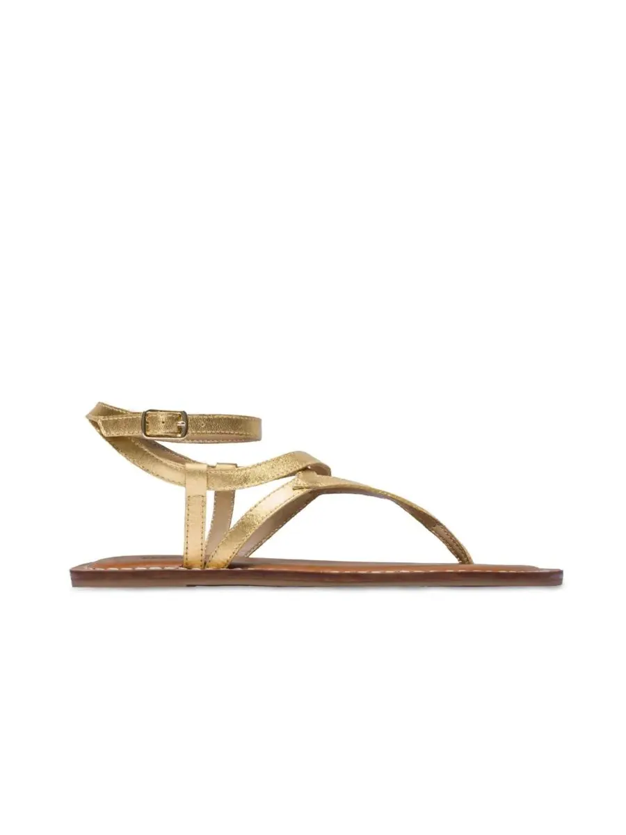 Сандалии Bernardo Mallorie с ремешком на щиколотке Bernardo Footwear — изображение 1 из 5, золото