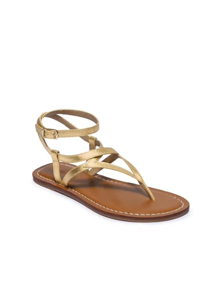 Сандалии Bernardo Mallorie с ремешком на щиколотке Bernardo Footwear — изображение 2 из 5, золото