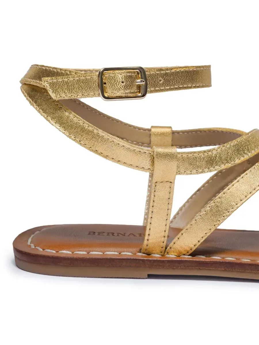 Сандалии Bernardo Mallorie с ремешком на щиколотке Bernardo Footwear — изображение 5 из 5, золото