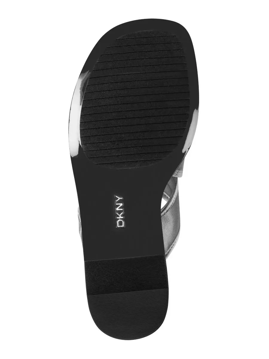 Женские сандалии-слипоны Cerelia DKNY — изображение 5 из 5, серебряный