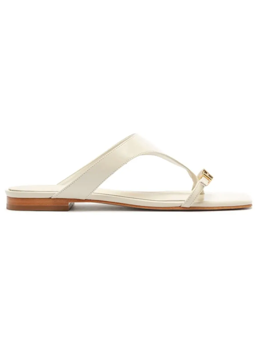 Женские сандалии-слипоны Tana Flat Schutz — изображение 2 из 10, белый