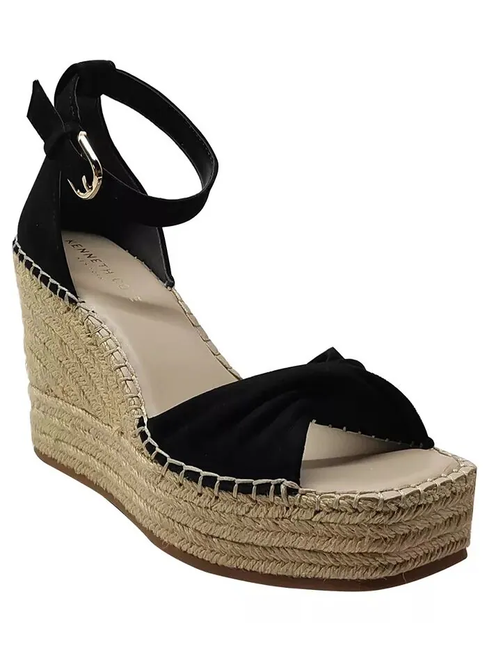 Женские сандалии Sol Espadrille на танкетке Kenneth Cole New York — изображение 1 из 7, черный