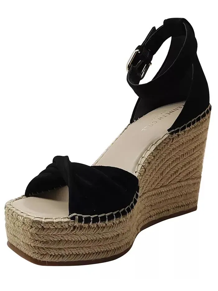 Женские сандалии Sol Espadrille на танкетке Kenneth Cole New York — изображение 7 из 7, черный