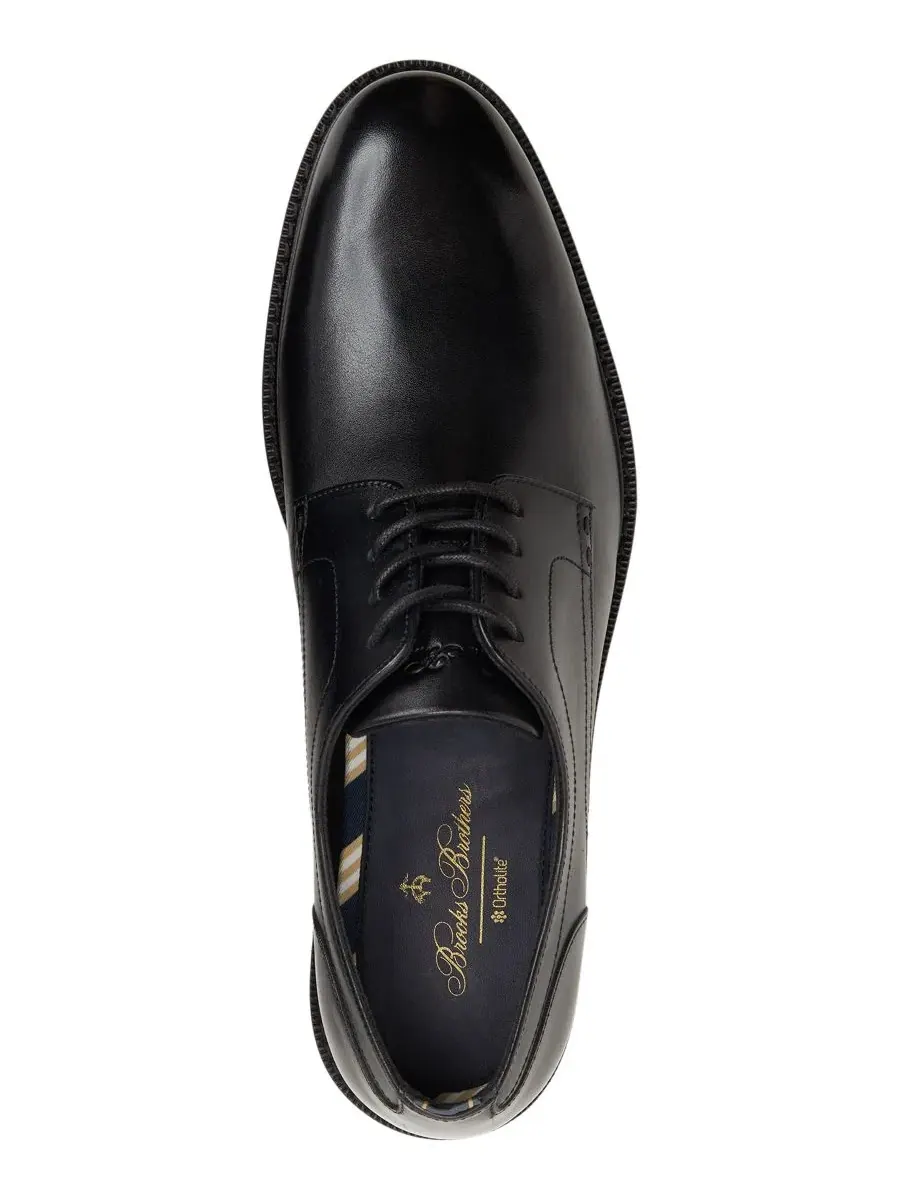 Мужские туфли Marquis с закругленным носком Brooks Brothers — изображение 4 из 5, черный