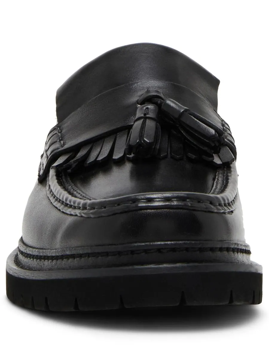 Мужские лоферы-слипоны в стиле Анкара Steve Madden — изображение 4 из 7, черный