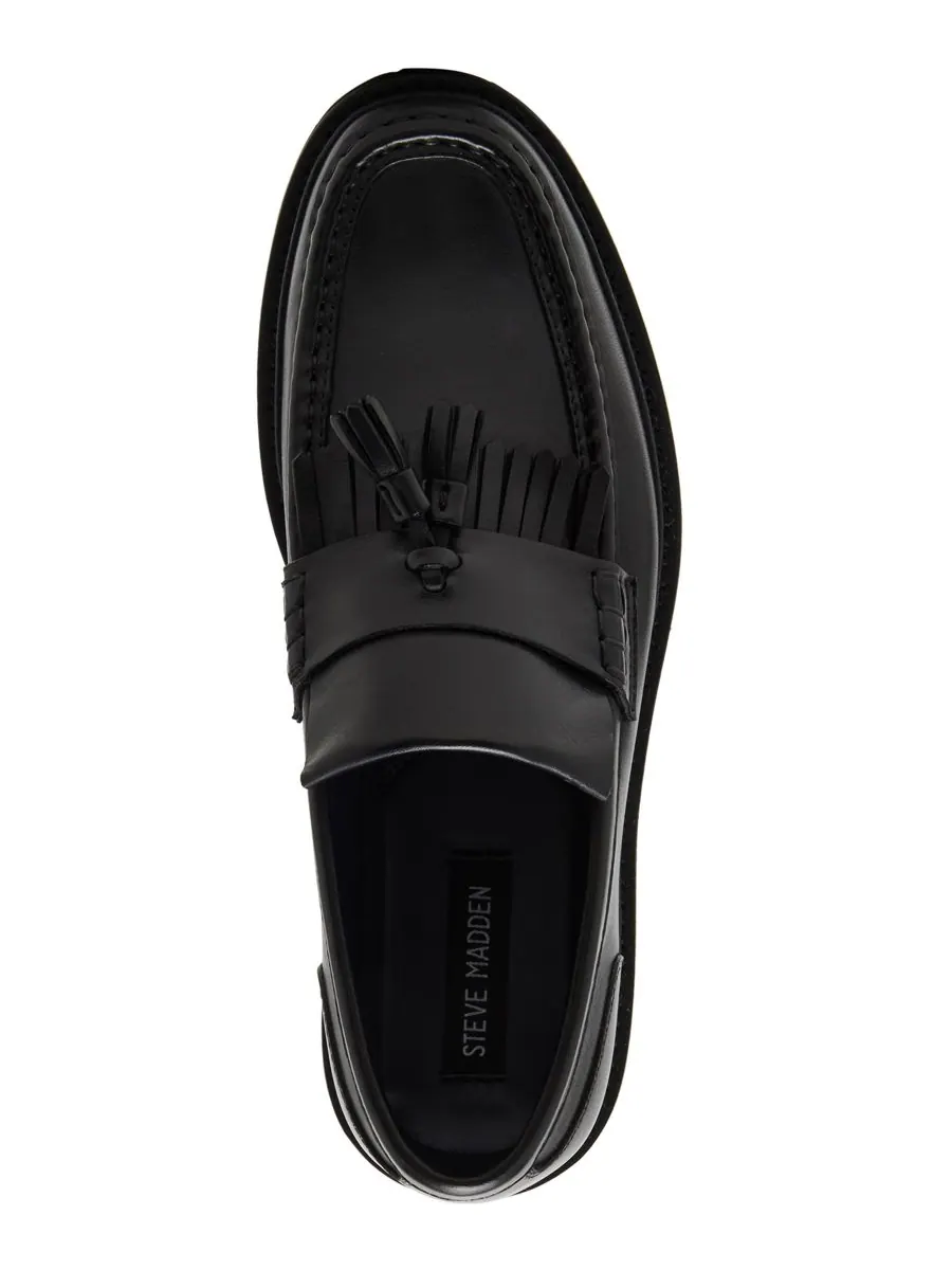 Мужские лоферы-слипоны в стиле Анкара Steve Madden — изображение 5 из 7, черный