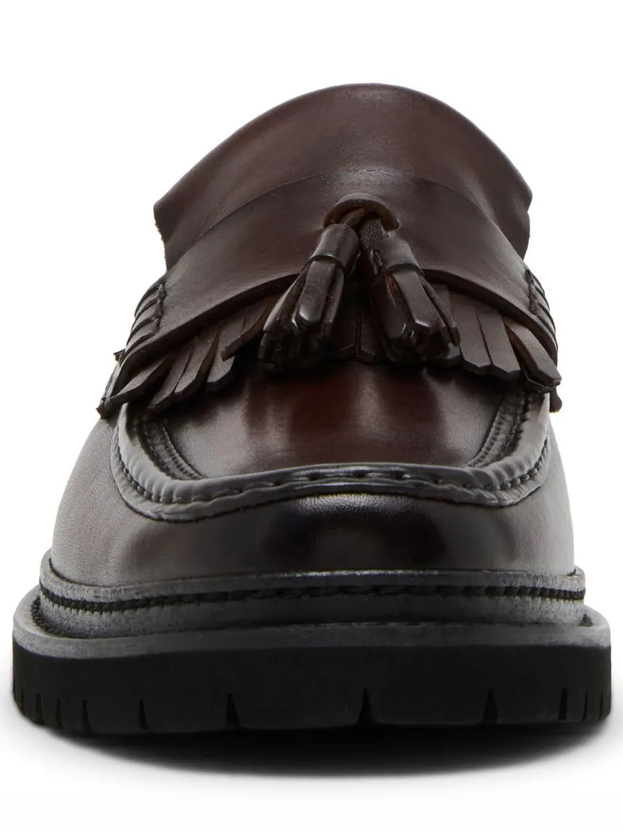 Мужские лоферы-слипоны в стиле Анкара Steve Madden — изображение 4 из 7, коричневый