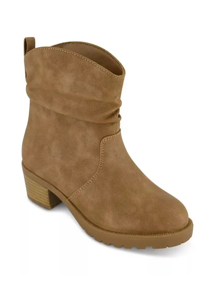 Ботинки Teri Alice Western для маленьких и больших девочек Kenneth Cole New York — изображение 1 из 7, коричневый
