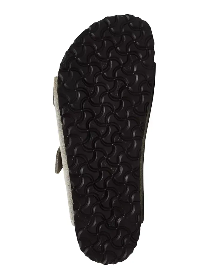 Сандалии из замши и кожи Arizona для малышей от Finish Line Birkenstock — изображение 6 из 6, тауп
