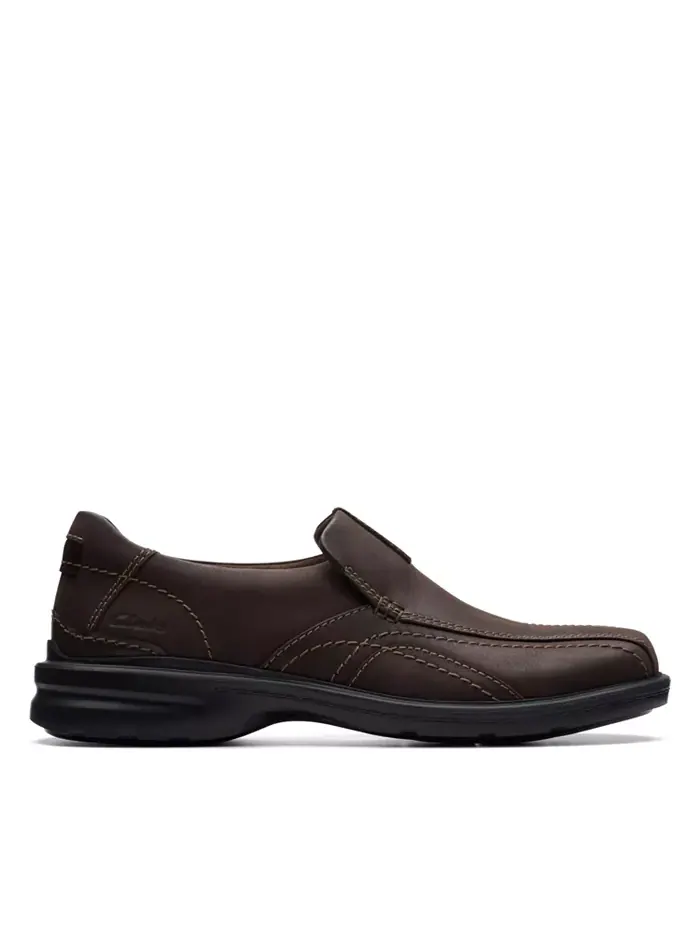 Лоферы мужские Clarks Gessler Step, кожаные — изображение 2 из 7, коричневый