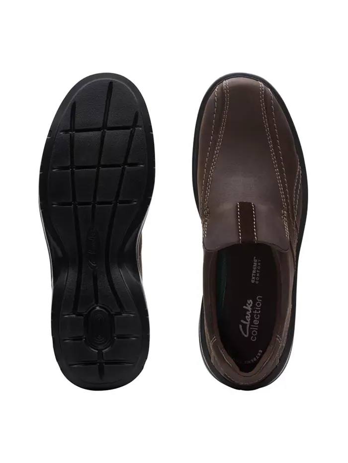 Лоферы мужские Clarks Gessler Step, кожаные — изображение 4 из 7, коричневый