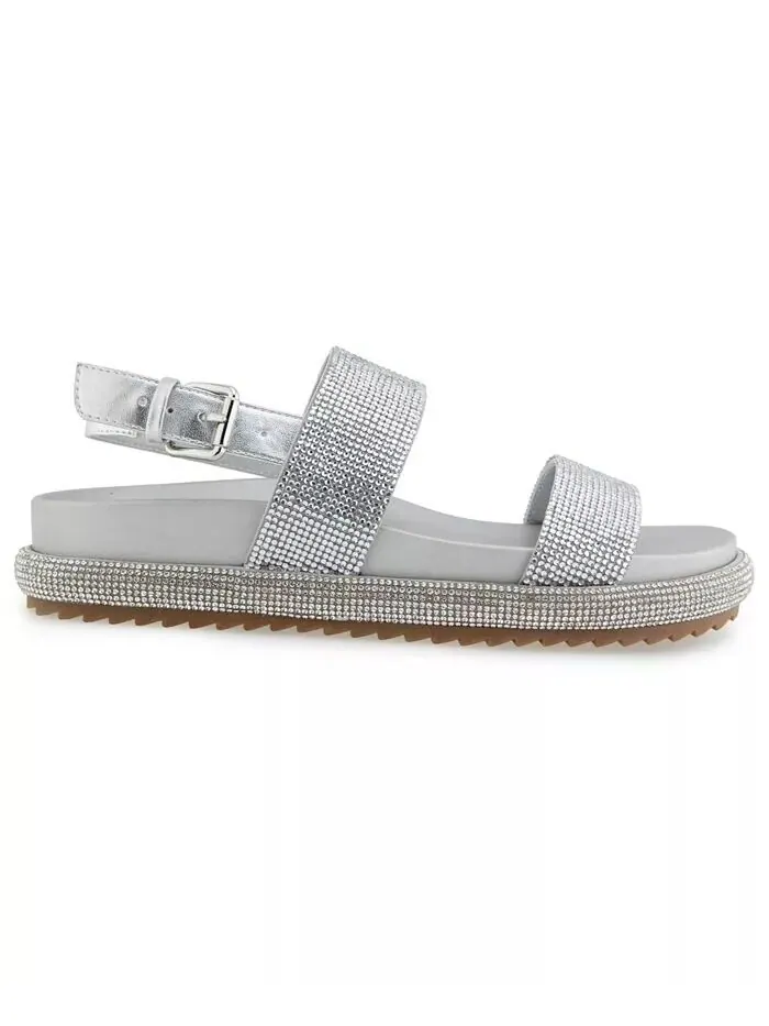 Женские босоножки Darleen Slingback Kenneth Cole Reaction — изображение 2 из 8, серебряный