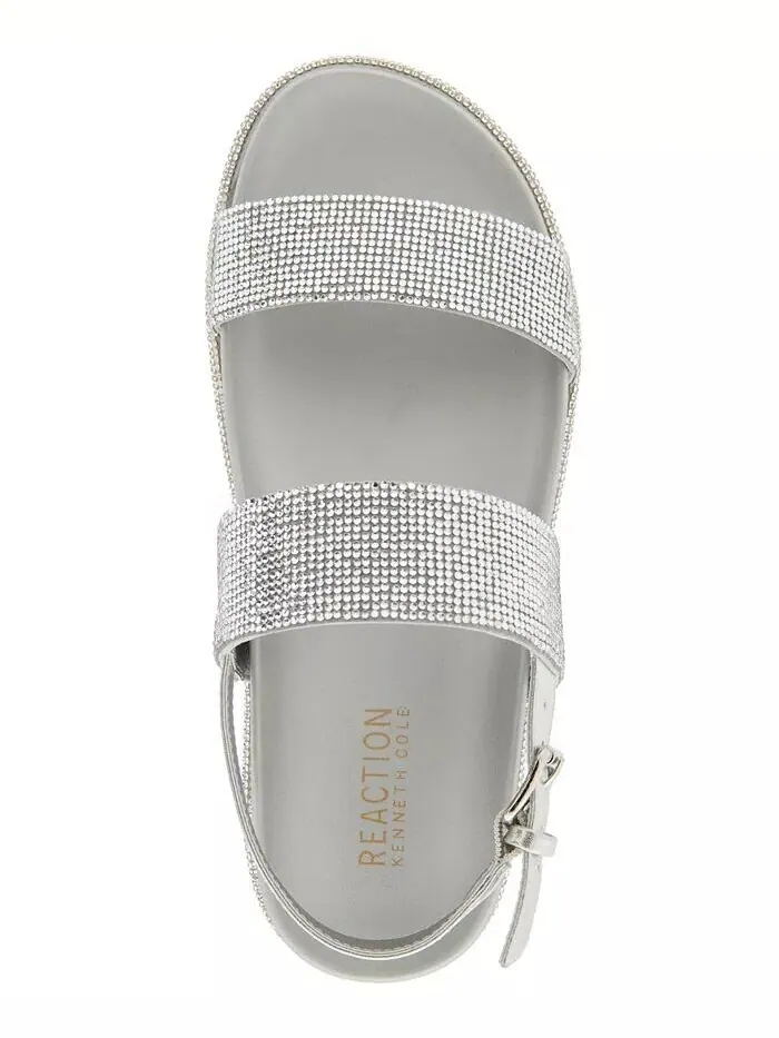 Женские босоножки Darleen Slingback Kenneth Cole Reaction — изображение 4 из 8, серебряный
