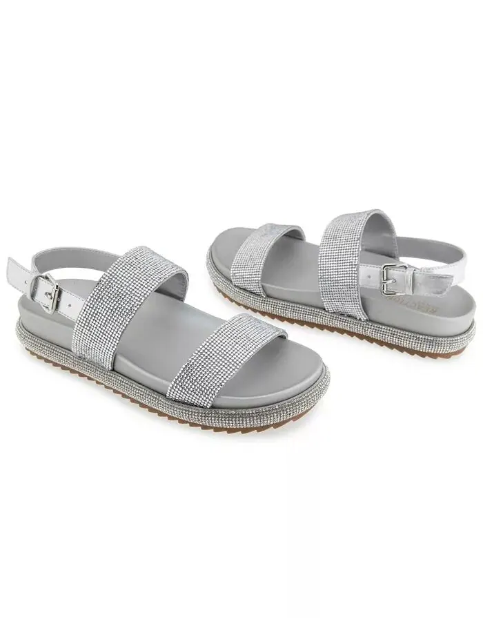 Женские босоножки Darleen Slingback Kenneth Cole Reaction — изображение 7 из 8, серебряный