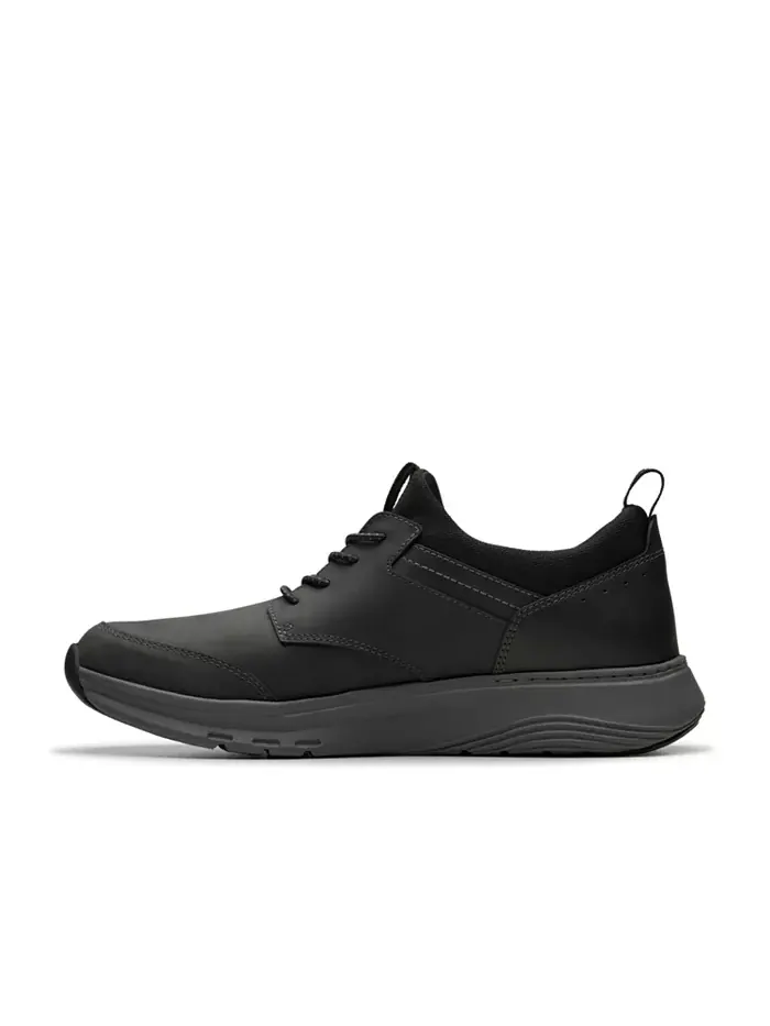 Кроссовки мужские Clarks Motion Trek EZ, кожаные — изображение 12 из 13, темный бежевый