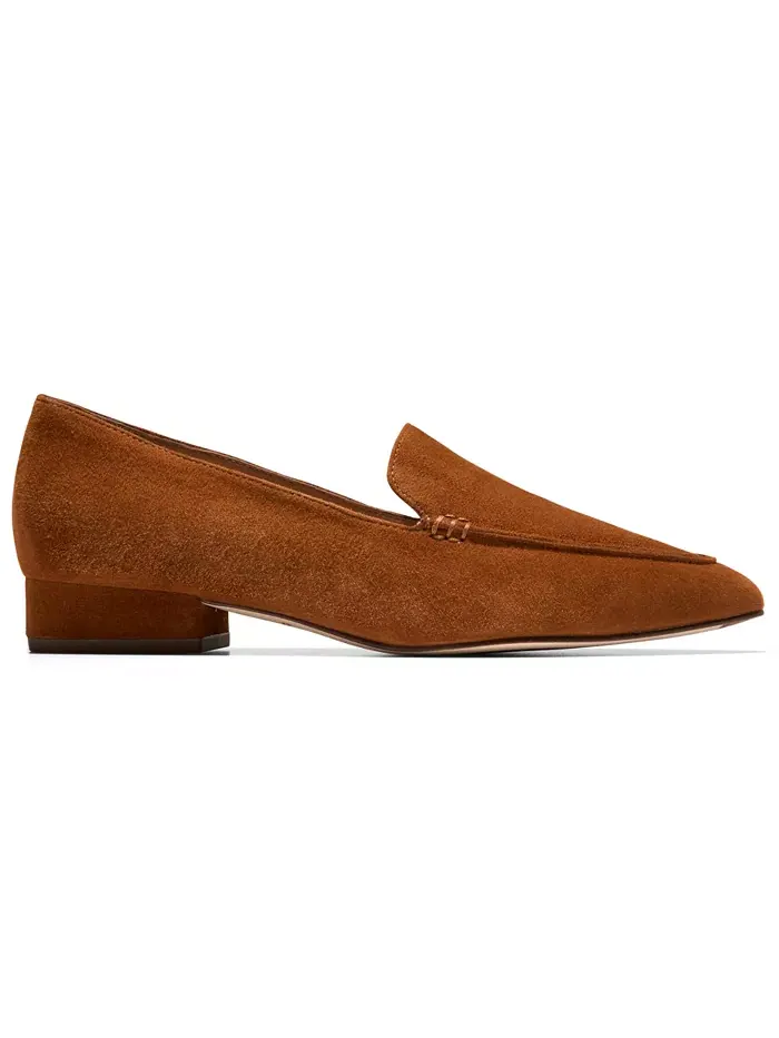 Женские туфли Valantina с острым носком и блочным каблуком Cole Haan — изображение 2 из 5, табак