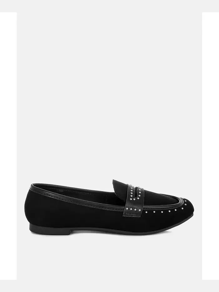 Лоферы Lumina Penny Strap с шипами London Rag — изображение 2 из 3, черный