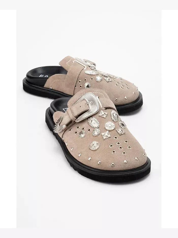 Сандалии Maril из кожи с пряжкой (женские) Forever & Always Shoes