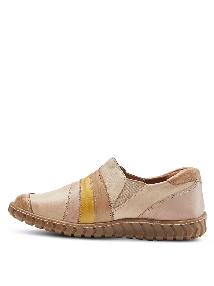 Туфли Neeta Colorblock Leather Slip-On со съемной стелькой и гибкой комфортной подошвой Spring Step — изображение 2 из 6