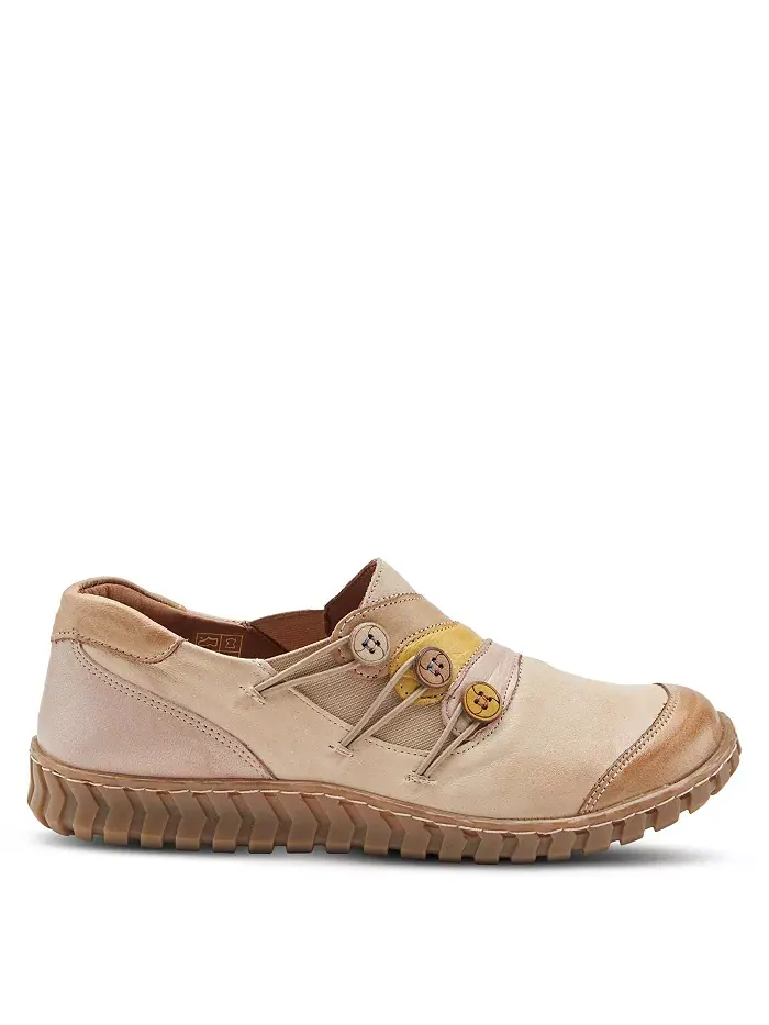 Туфли Neeta Colorblock Leather Slip-On со съемной стелькой и гибкой комфортной подошвой Spring Step — изображение 5 из 6