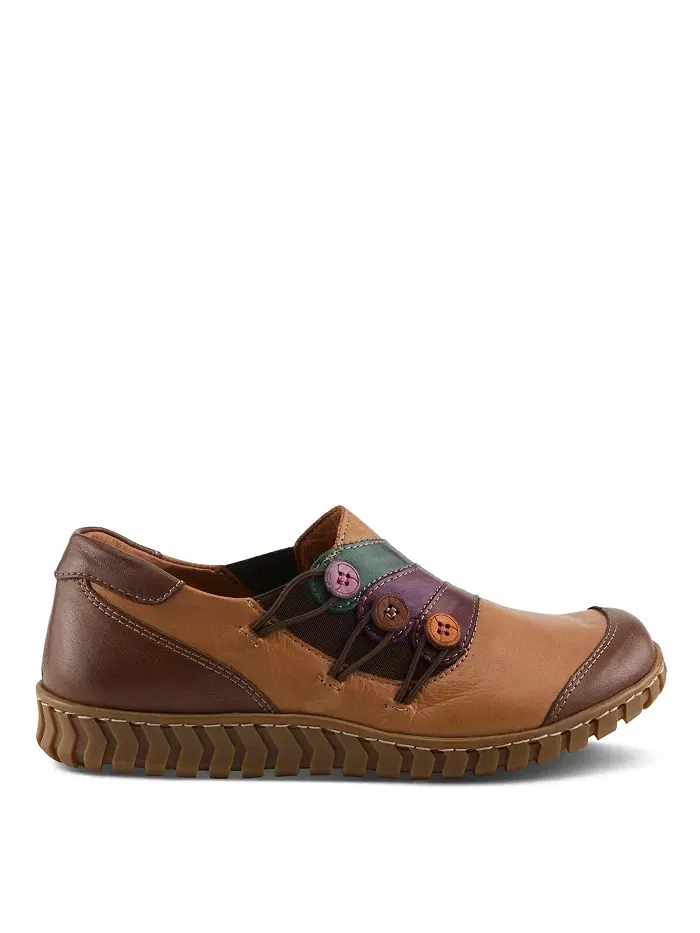 Туфли Neeta Colorblock Leather Slip-On со съемной стелькой и гибкой комфортной подошвой Spring Step — изображение 6 из 6